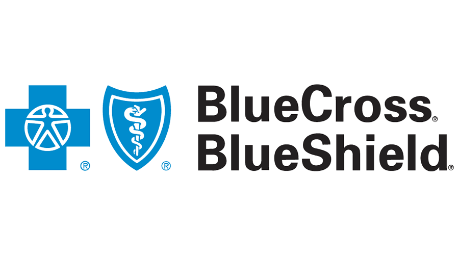 Blue Cross Blue Shield health insurance company logo.